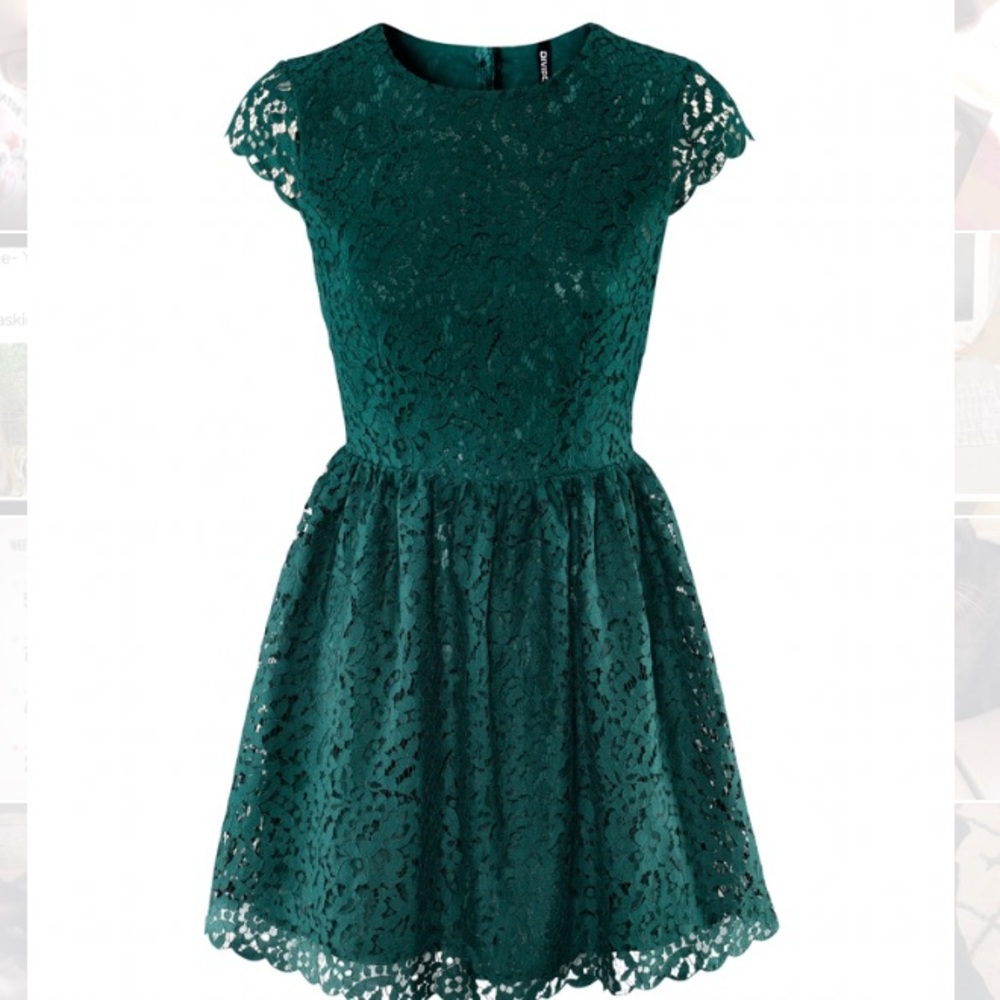 Green Lace Dress